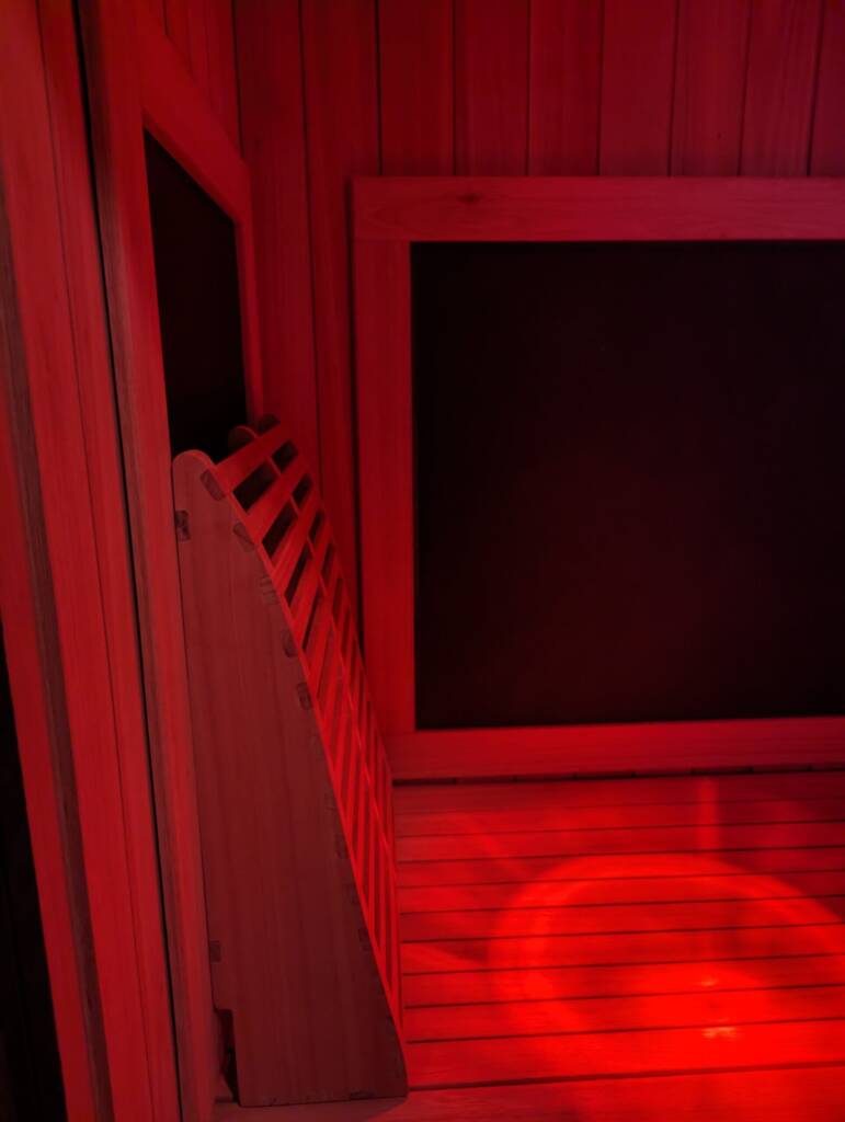 sauna red