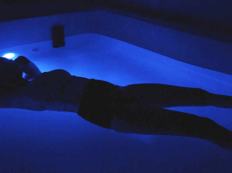 person floating